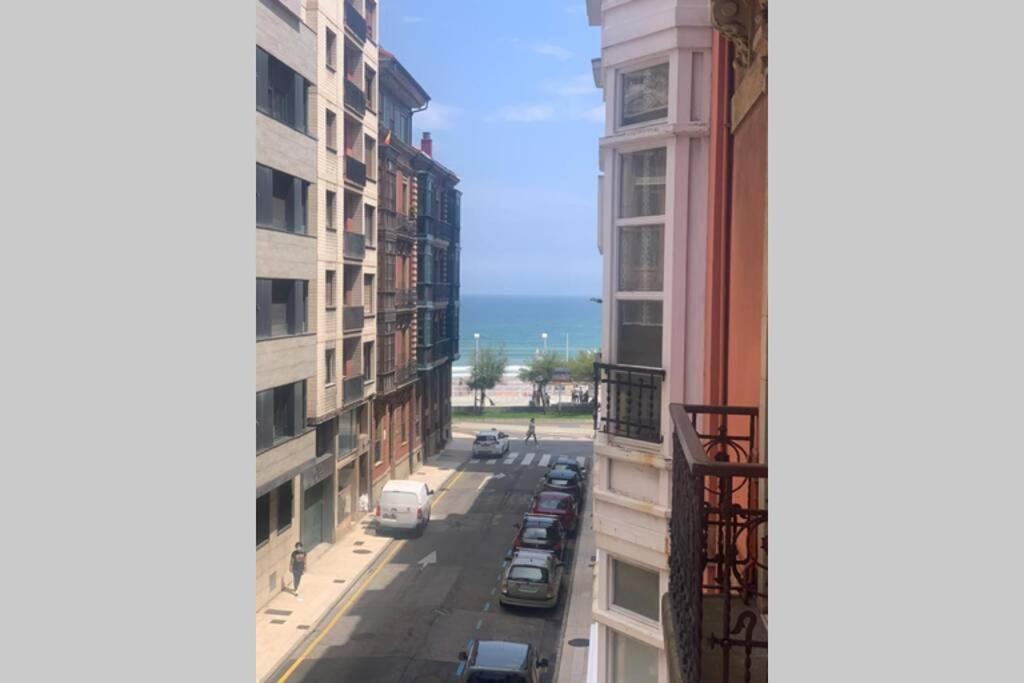 114A - Playa De San Lorenzo - Opcion De Garaje Gijón Kültér fotó